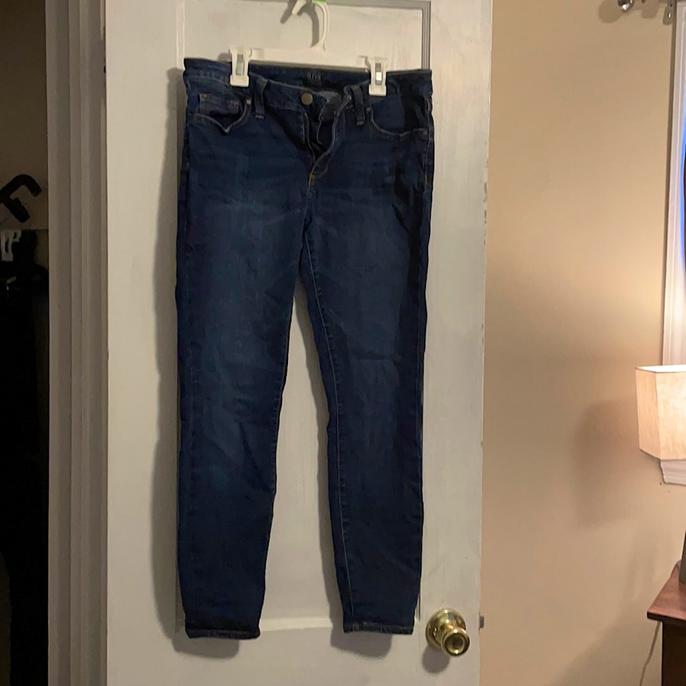 Skinny blue jeans stretch material size 10!
